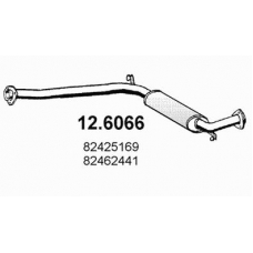 12.6066 ASSO Средний глушитель выхлопных газов