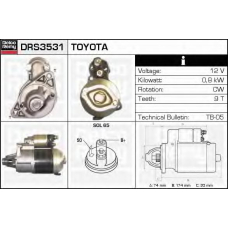 DRS3531 DELCO REMY Стартер