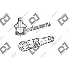 DB1128 DJ PARTS Несущий / направляющий шарнир