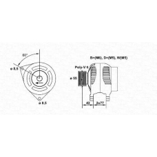 943355005010 MAGNETI MARELLI Генератор