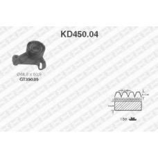 KD450.04 SNR Комплект ремня грм