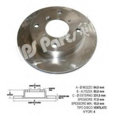 IBT-1806 IPS Parts Тормозной диск