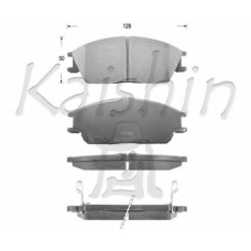 D11091 KAISHIN Комплект тормозных колодок, дисковый тормоз