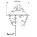 3457.90D WAHLER Термостат, охлаждающая жидкость