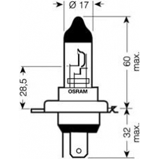 64193SUP OSRAM Лампа накаливания, фара дальнего света; Лампа нака