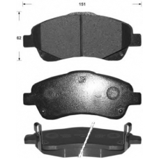 FK2233 KAISHIN Комплект тормозных колодок, дисковый тормоз