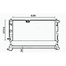 RM0515 EQUAL QUALITY Радиатор, охлаждение двигателя