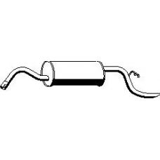 332286 ERNST Глушитель выхлопных газов конечный