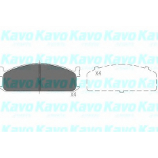 KBP-3505 KAVO PARTS Комплект тормозных колодок, дисковый тормоз
