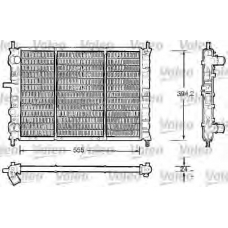 732504 VALEO Радиатор, охлаждение двигателя