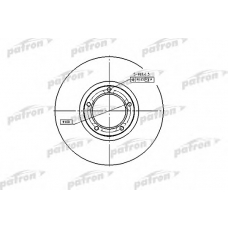 PBD1653 PATRON Тормозной диск