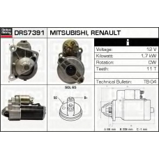 DRS7391 DELCO REMY Стартер