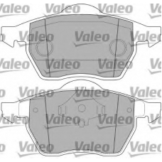 597393 VALEO Комплект тормозных колодок, дисковый тормоз