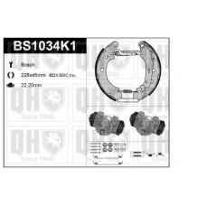 BS1034K1 QUINTON HAZELL Комплект тормозов, барабанный тормозной механизм