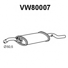 VW80007 VENEPORTE Глушитель выхлопных газов конечный