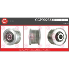 CCP90236GS CASCO Ременный шкив, генератор