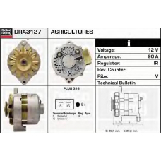 DRA3127 DELCO REMY Генератор