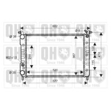 QER1927 QUINTON HAZELL Радиатор, охлаждение двигателя