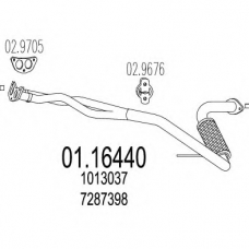 01.16440 MTS Труба выхлопного газа