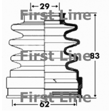 FCB2897 FIRST LINE Пыльник, приводной вал