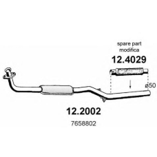 12.2002 ASSO Предглушитель выхлопных газов