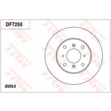 DF7250 TRW Тормозной диск