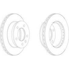 FCR153A FERODO Тормозной диск