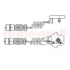 581305 BENDIX Сигнализатор, износ тормозных колодок