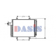 182050N AKS DASIS Конденсатор, кондиционер