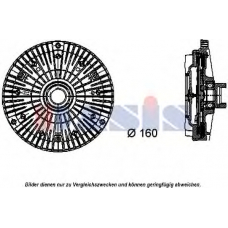058012N AKS DASIS Сцепление, вентилятор радиатора