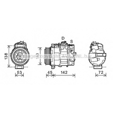 MSK577 AVA Компрессор, кондиционер