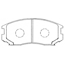 PN-3285 JNBK Колодки тормозные