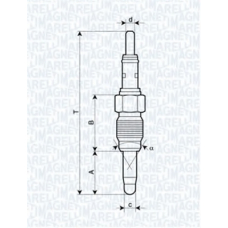 062900083304 MAGNETI MARELLI Свеча накаливания