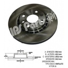 IBT-1W05 IPS Parts Тормозной диск