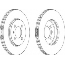 DDF182-1 FERODO Тормозной диск