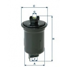 XB169 UNIFLUX FILTERS Топливный фильтр