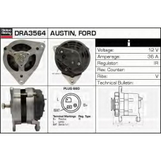 DRA3564 DELCO REMY Генератор