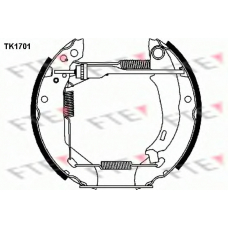 TK1701 FTE Комплект тормозных колодок