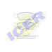181152 ICER Комплект тормозных колодок, дисковый тормоз