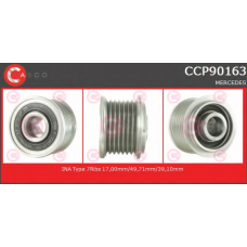 CCP90163 CASCO Ременный шкив, генератор