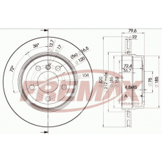 BD-2218 FREMAX Тормозной диск