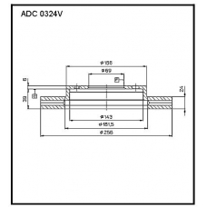 ADC 0324V Allied Nippon Гидравлические цилиндры