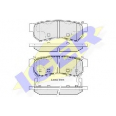 182058-203 ICER Комплект тормозных колодок, дисковый тормоз