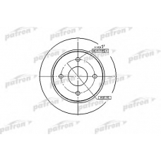 PBD1654 PATRON Тормозной диск