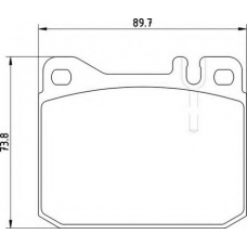 363700204141 MAGNETI MARELLI Комплект тормозных колодок, дисковый тормоз