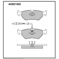 ADB21002 Allied Nippon Тормозные колодки