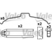 541682 VALEO Комплект тормозных колодок, дисковый тормоз