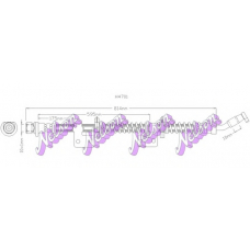 H4701 Brovex-Nelson Тормозной шланг