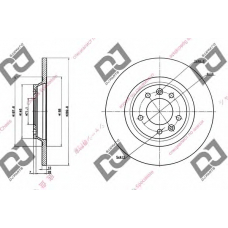 BD1313 DJ PARTS Тормозной диск