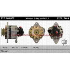 20-227-140-602 TRISCAN Генератор